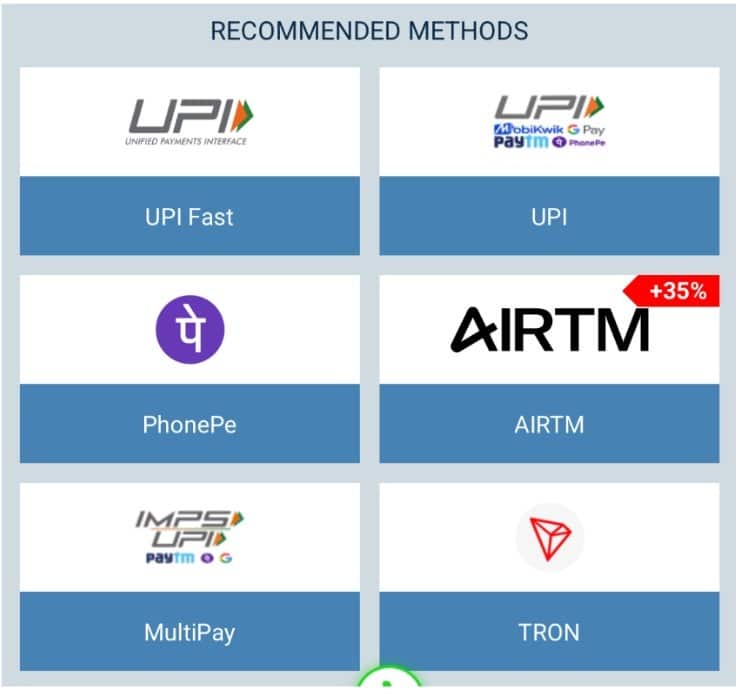 Select your payment method Select your payment method