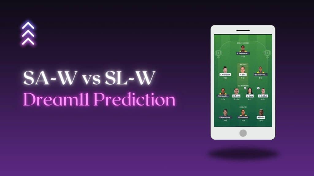 SA-W vs SL-W Dream 11 Prediction
